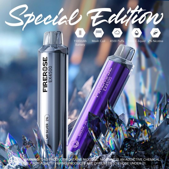 4500 Elux Firerose Special Edition Kings Time (Watermelon Fresh Mint